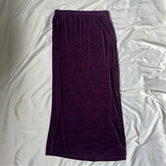 Vintage Purple Maxi Skirt - Picture 2 of 6